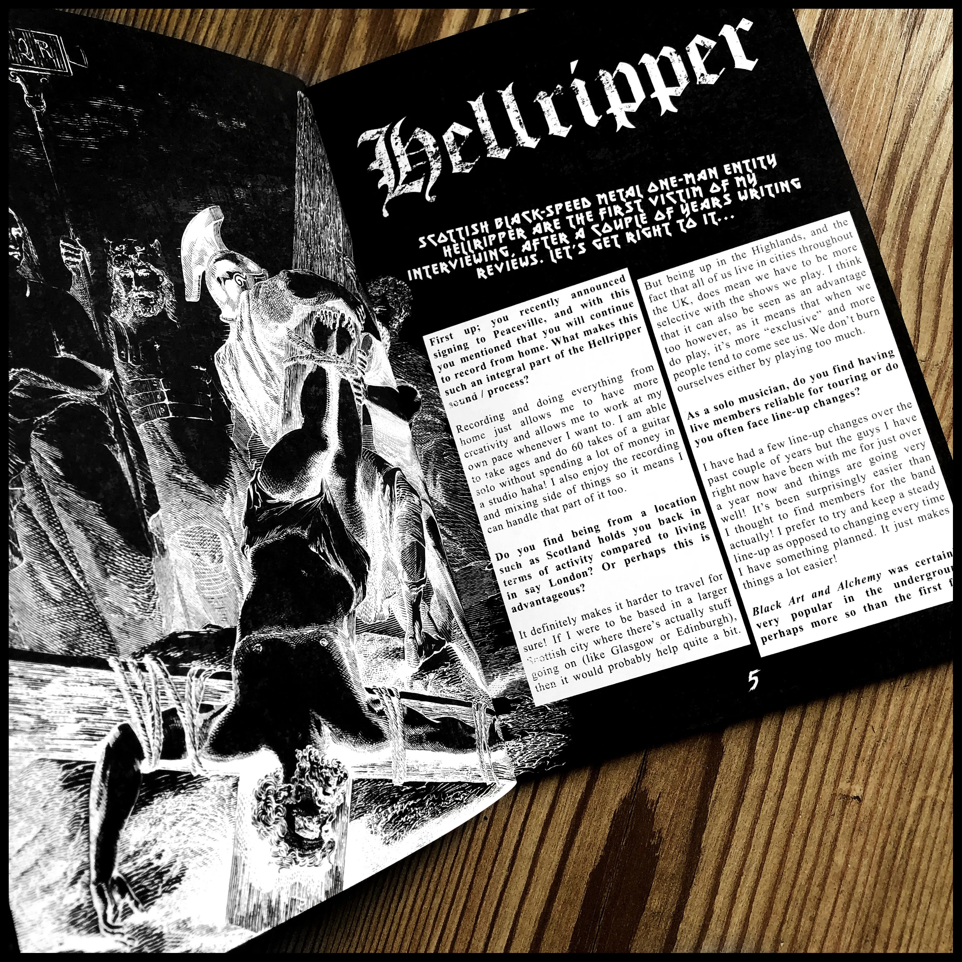 SHRIEKS FROM THE ABYSS Collection: Issues 1, 2 & 3 fanzine book [black/death/speed/war metal]