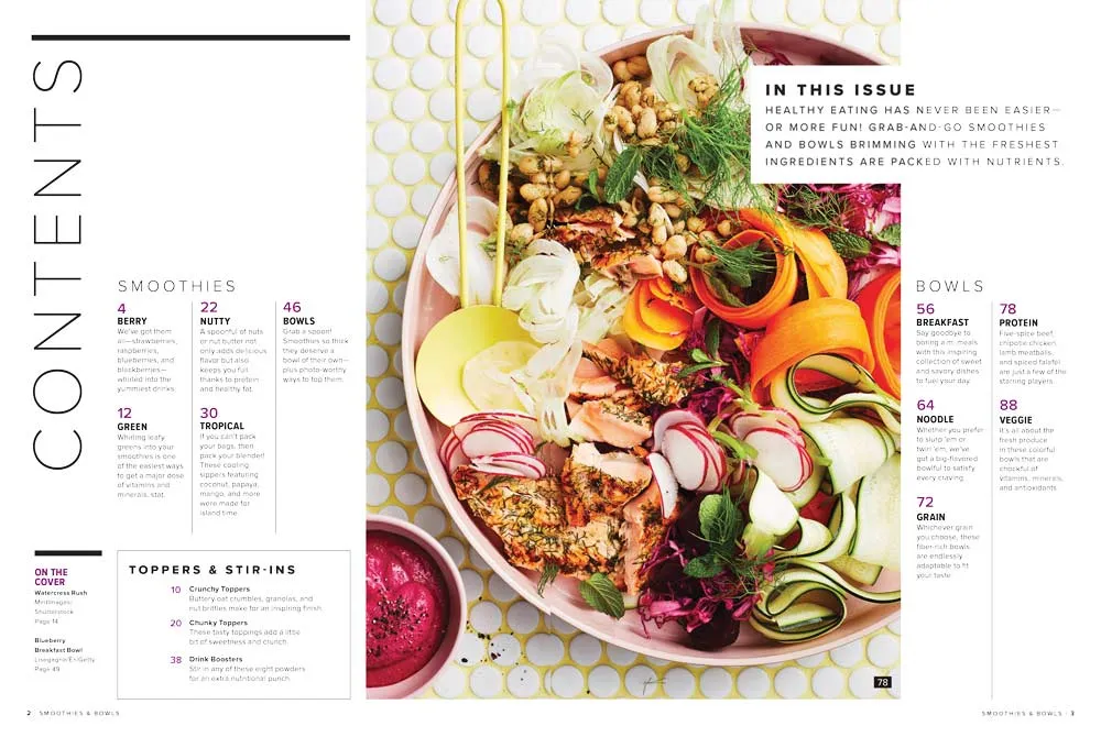 Smoothies & Bowls - 124 Recipes For A Healthy Body, Protein-Packed, High-Fiber, Toppings, Sitr-Ins, Boosters, Filling Grain & Veggie Bowls, Noodles, Breakfast, Nutrient Dense, Grab-And-Go & More!