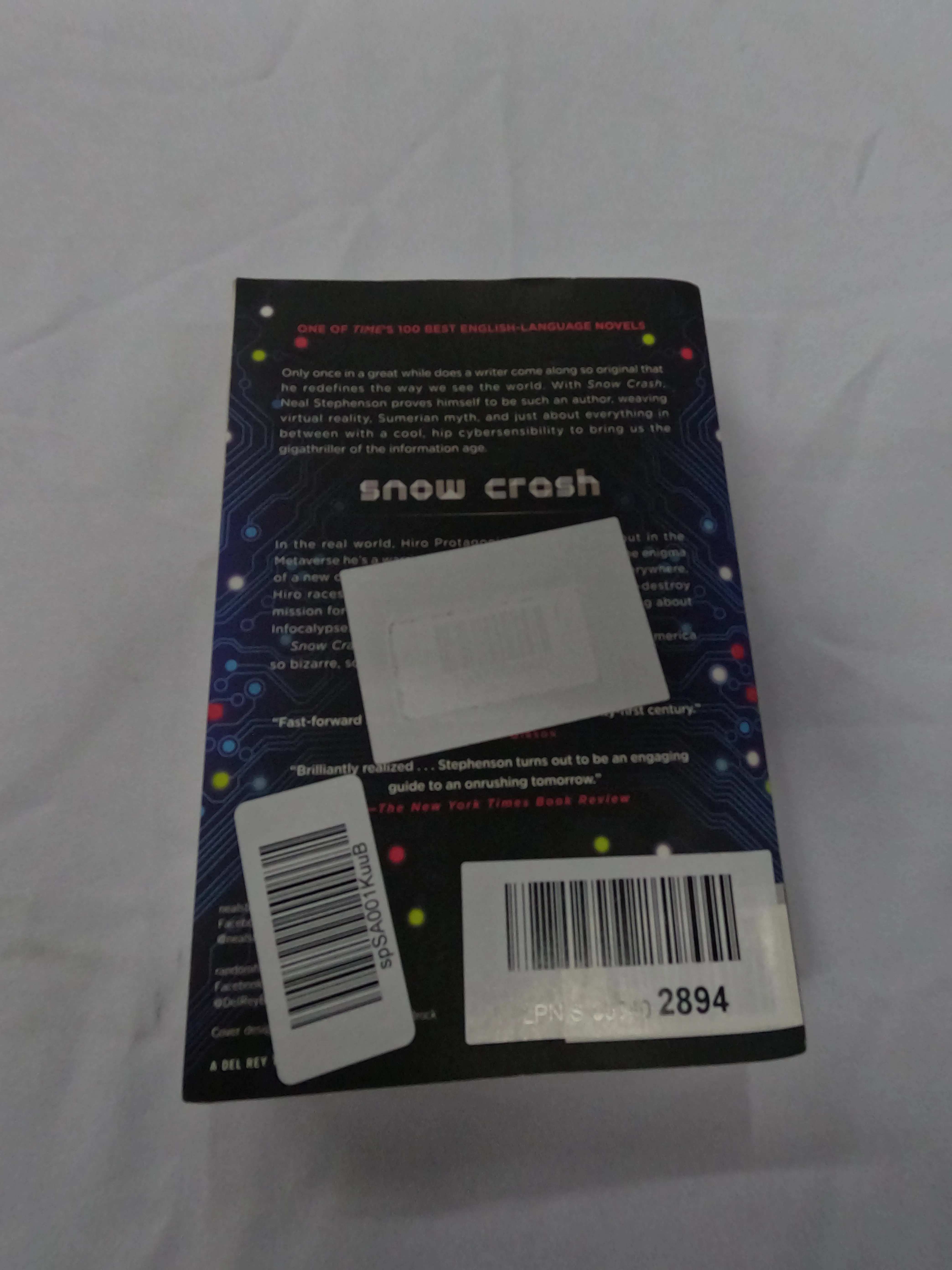 Snow Crash: A Novel Paperback