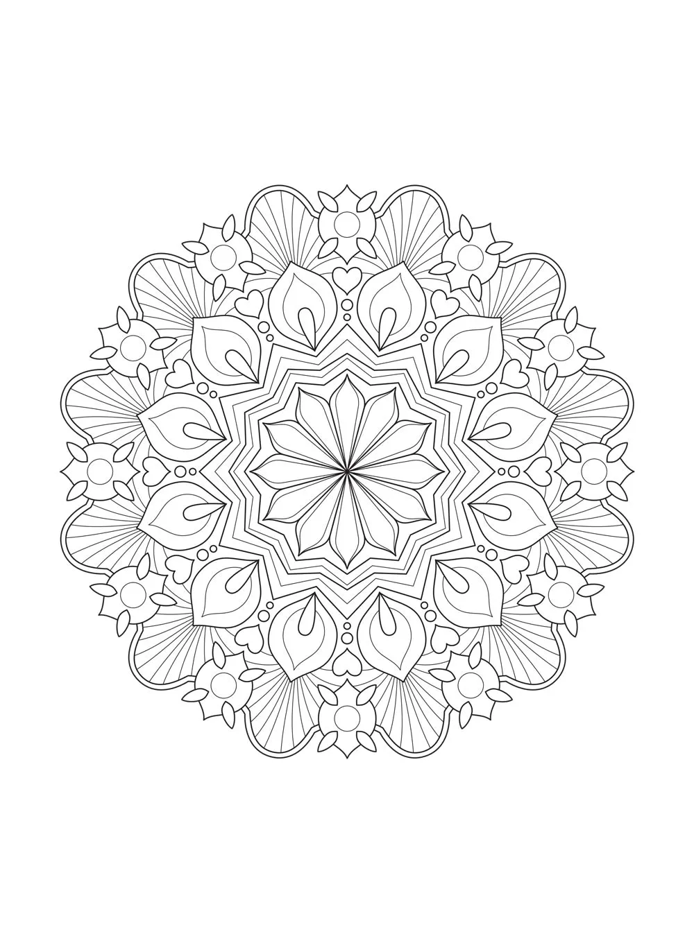 Soothing Color - Mandala Edition: Adult Coloring Book, Beautiful Designs, Relax Your Mind, Unwind, Ignite Creativity, Unplug, De-Stress, Mental Clarity, Reduce Anxiety, Self-Care, Mindfulness & More!