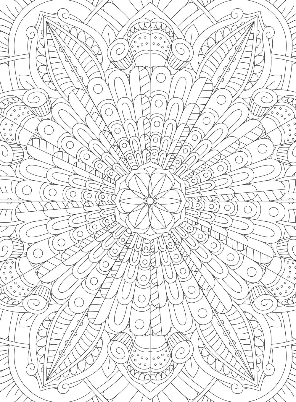 Soothing Color - Mandala Edition: Adult Coloring Book, Beautiful Designs, Relax Your Mind, Unwind, Ignite Creativity, Unplug, De-Stress, Mental Clarity, Reduce Anxiety, Self-Care, Mindfulness & More!