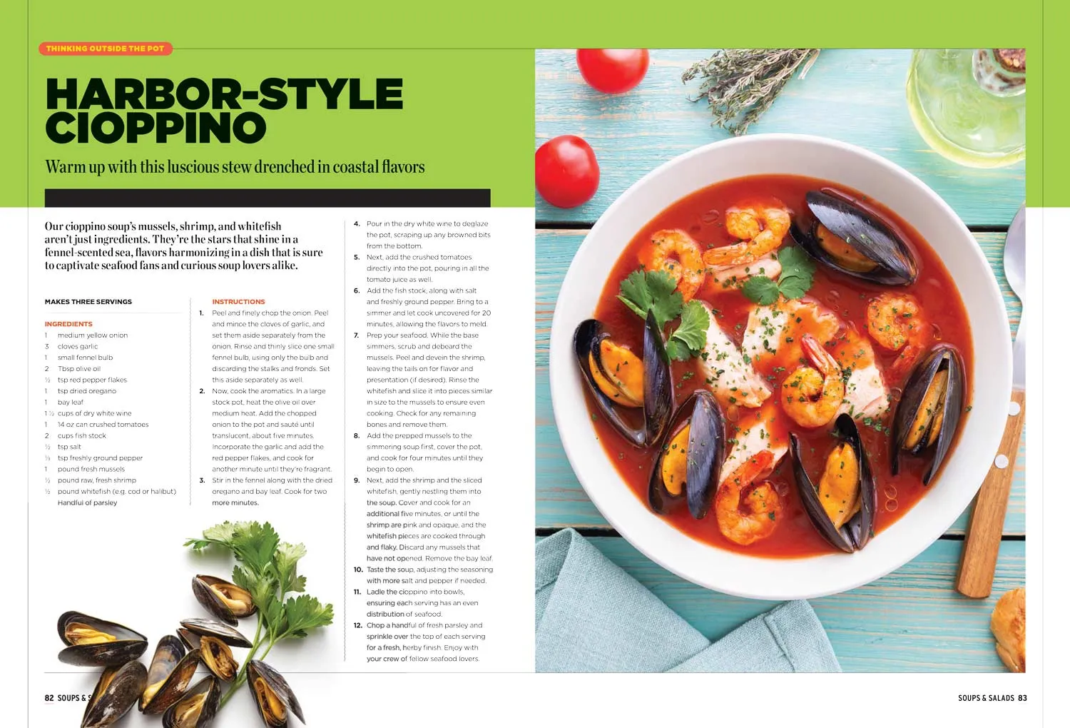 Soups & Salads - 30  Tasty, Healthy, Easy Recipes, Culinary Guide, Mirepoix, Roux, Master Stocks & Broths, Homemade Dressing, Greek Salad, Taco Salad, Shrimp Caesar, Gazpacho, Pho, Minestrone & More!