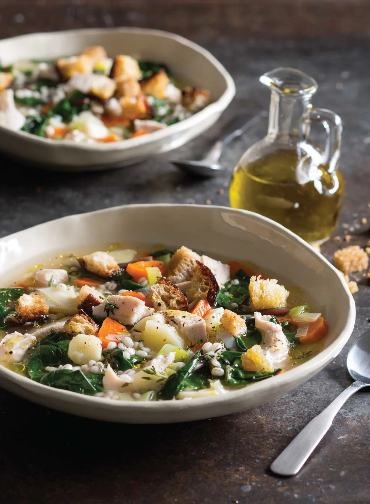 Soups & Stews - 65 Favorite Recipes   Tips, Dinner Ready In 30 Minutes, Loaded Baked Potato Soup, Vegetable-Beef Stew, Chicken Tortilla Soup, Southern Minestrone, Beef & Sweet Potato Chili & More!