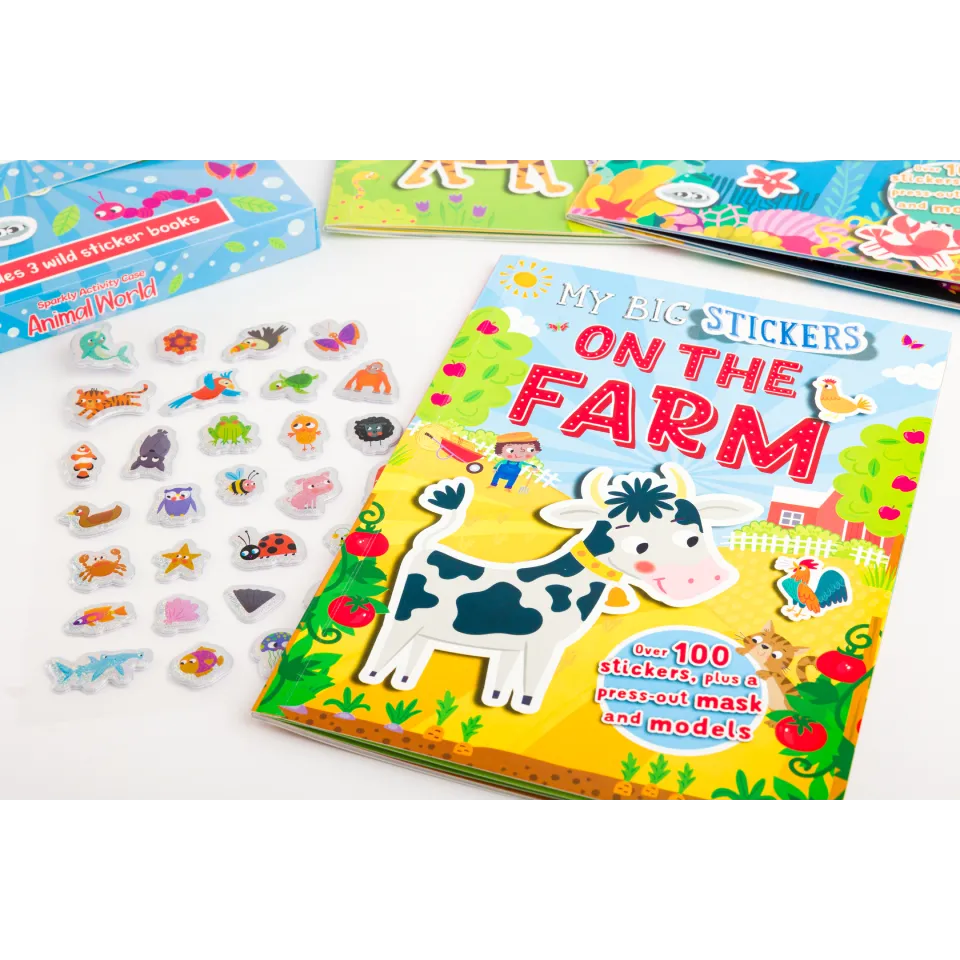 Sparkly Activity Case: Animal World