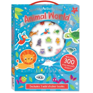 Sparkly Activity Case: Animal World