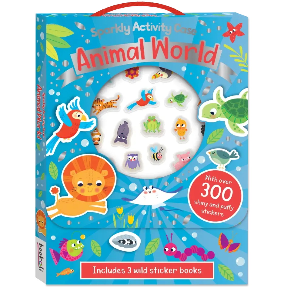 Sparkly Activity Case: Animal World