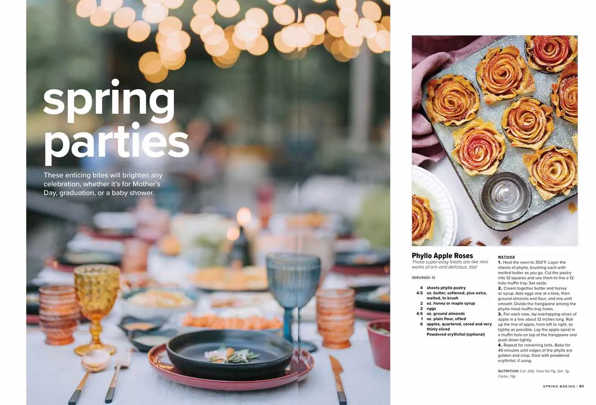 Spring Baking - 82 Recipes, Breads, Muffins, Brunch Ideas, Desserts, Cakes, Cookies, Bars, Pastries, Easter Treats, Strawberry Delights, Lemon Classics, Meringues, Cheesecakes, Madeleines & More!