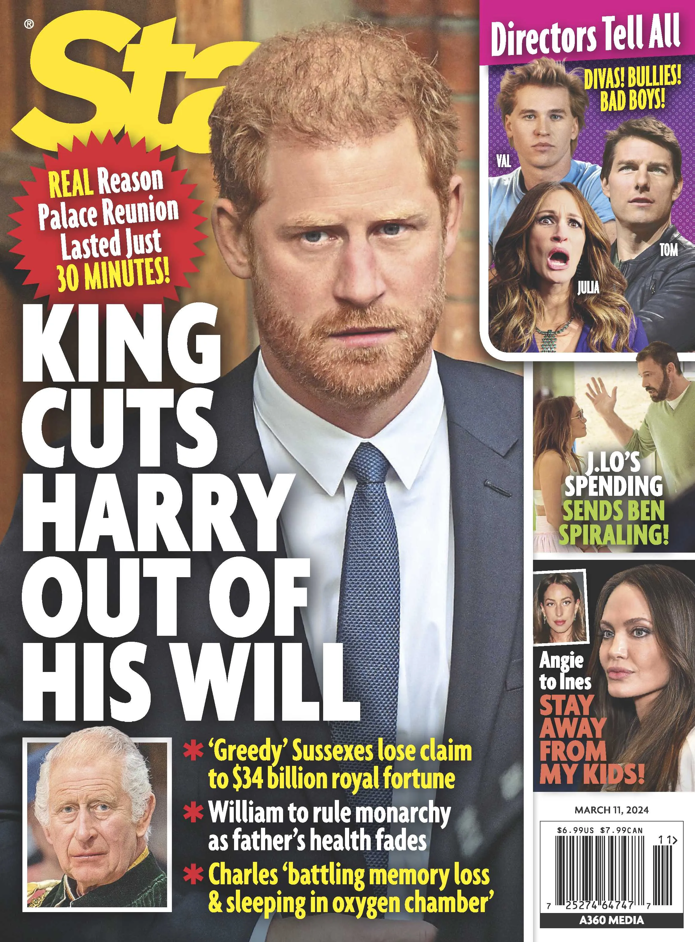 Star - 03.11.24 King Charles Cuts Harry Out of His Will