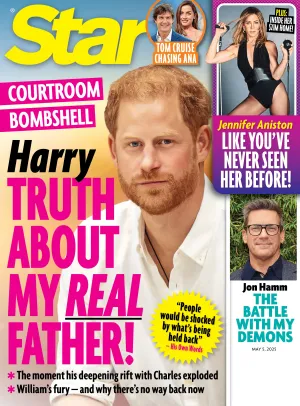Star - 05.05.25: Shocking Royal Confession, Prince Harry Exposes The Truth About His Real Father, Jennifer Aniston Like Youve Never Seen Her Before, Jon Hamms Inner Demons & More!