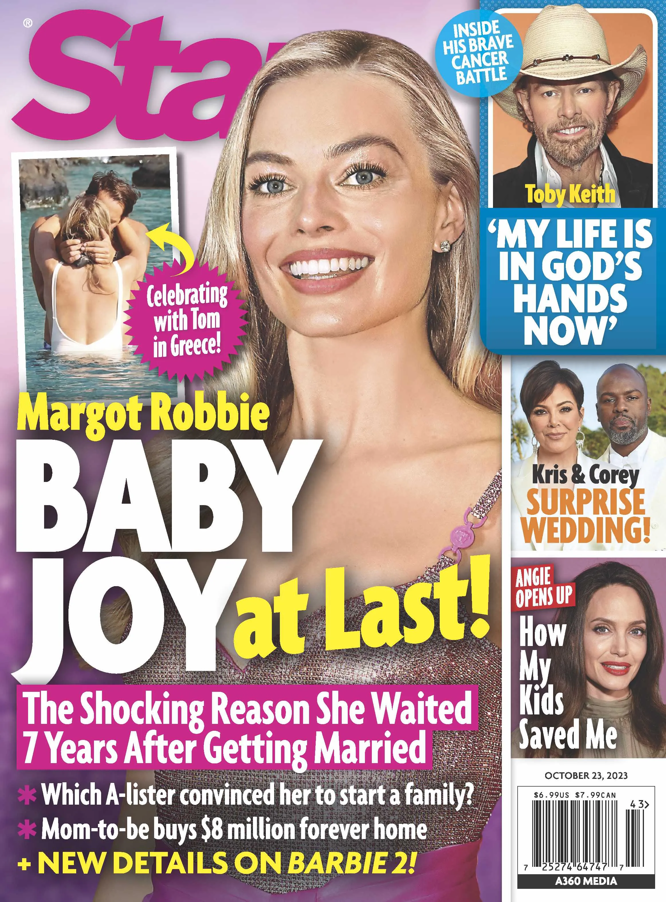 Star - 10.23.23 Margot Robbie Baby Joy at Last