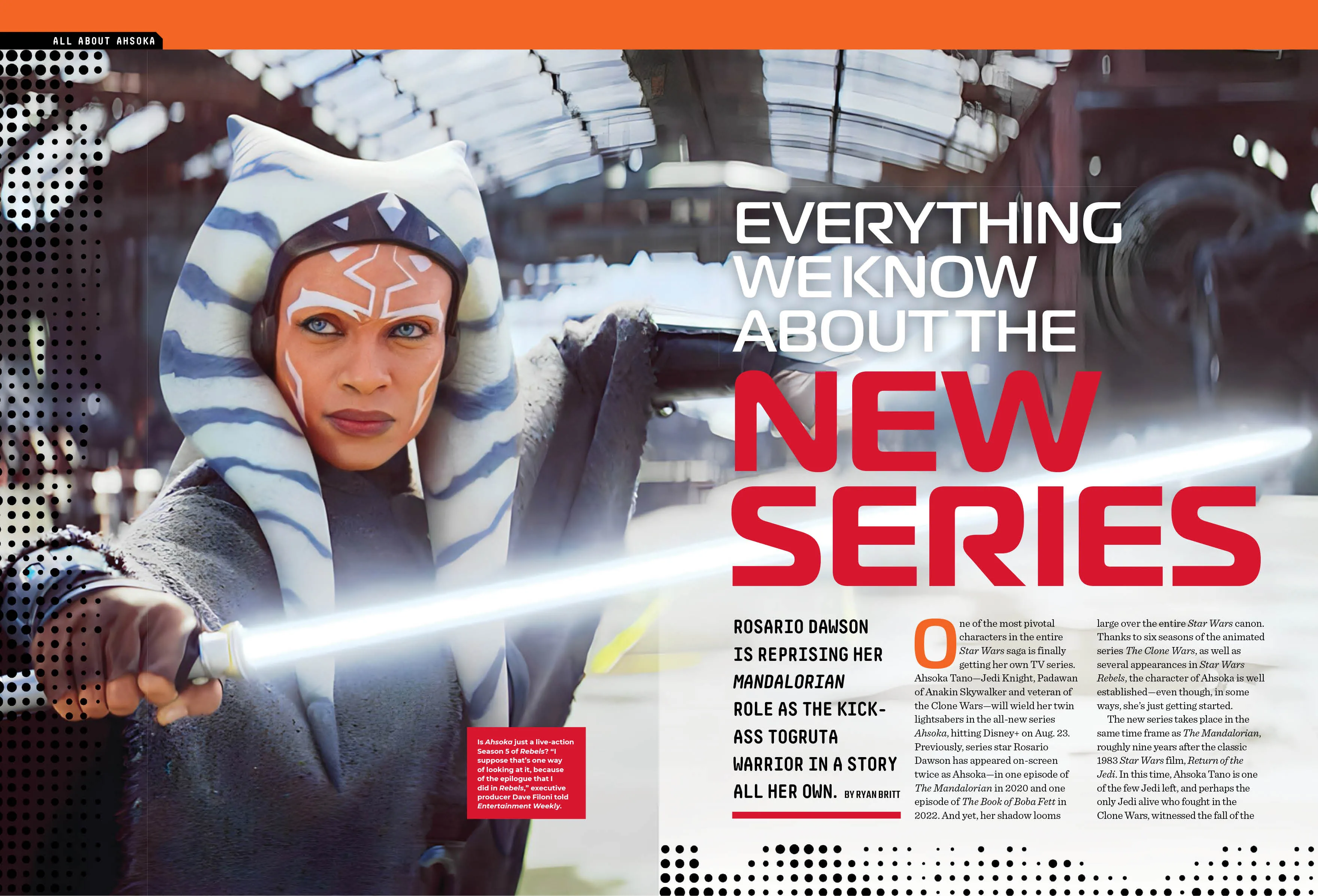 Star Wars - TV and Movies: All About Ahsoka, Nitty-Gritty Details of Cast Members, Characters and Canon! What's Next for Mando & Grogu and Secrets of the New Show!