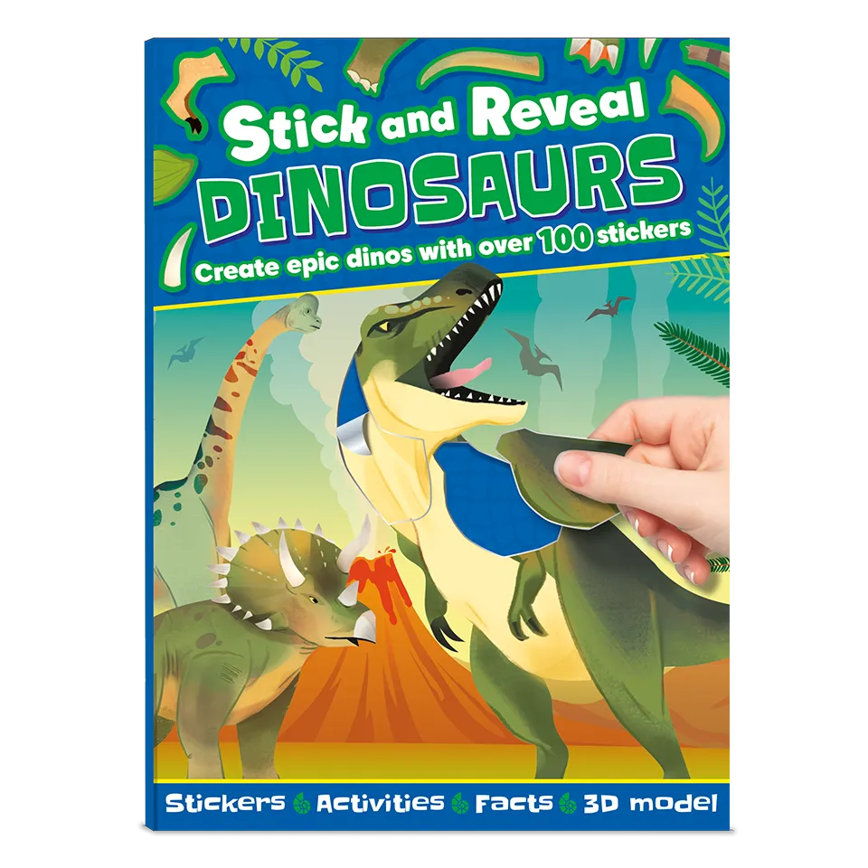 Stick and Reveal Activity Book: Dinosaurs