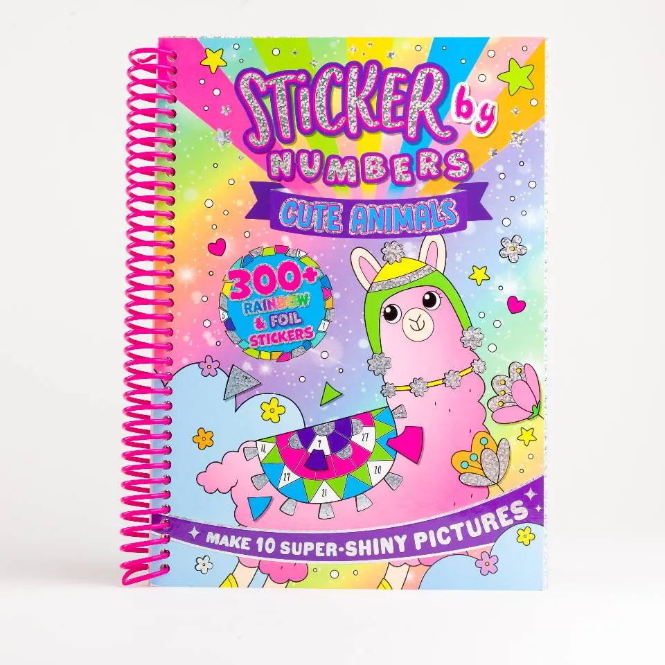 Sticker by Numbers: Cute Animals