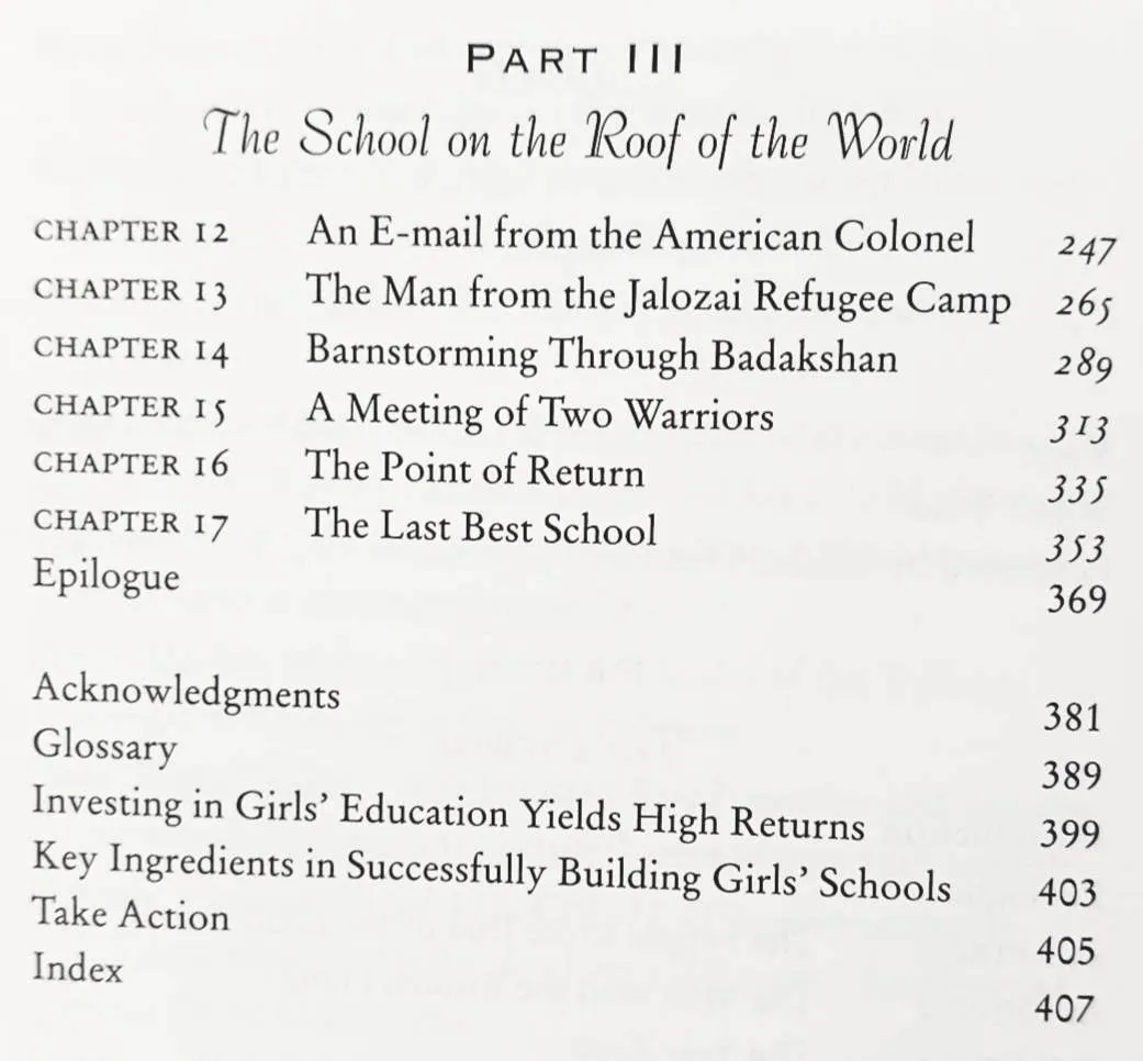 STONES INTO SCHOOLS - Greg Mortenson