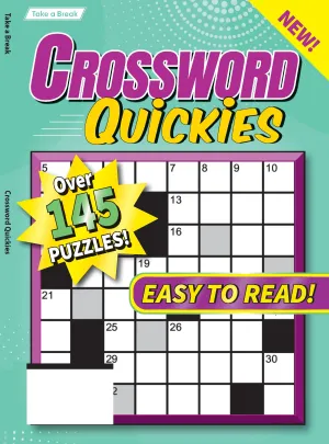 Take a Break - Crossword Quickies 25.02.21: Over 145 Puzzles, Easy To Read, Boost Your Brain, Lots Of Fun & More!