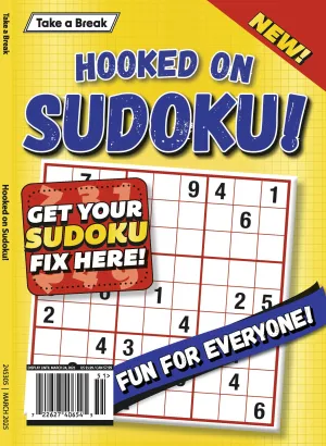 Take a Break - Hooked On Sudoku 24.12.20: Large Print, Fun For Everyone, Hours Of Mind-Boosting Fun, Get Your Sudoku Fix Here!