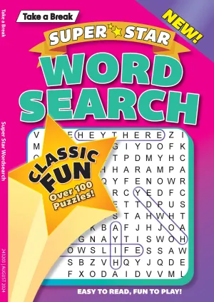 Take a Break - Super Star Word Search #2
