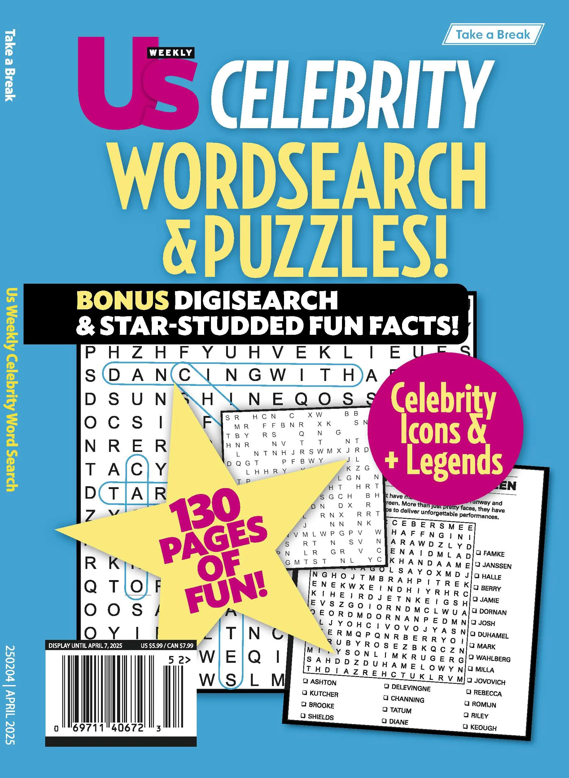 Take a Break - Thats Entertainment 25.01.03: Us Weekly TV & Movie Stars, Celebrity Word Search, 130 Pages of Fun, Bonus Digisearch, Star Studded Fun Facts & More!