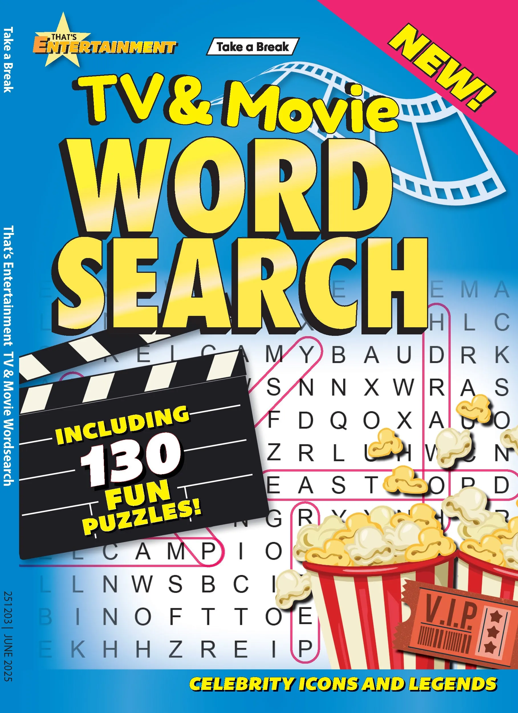 Take a Break - Thats Entertainment 25.03.14: 100 TV & Movie Word Search Puzzles, Fun Facts On Celebrities & Icons, Relax & Enjoy Mind-Boosting Entertainment Anywhere!