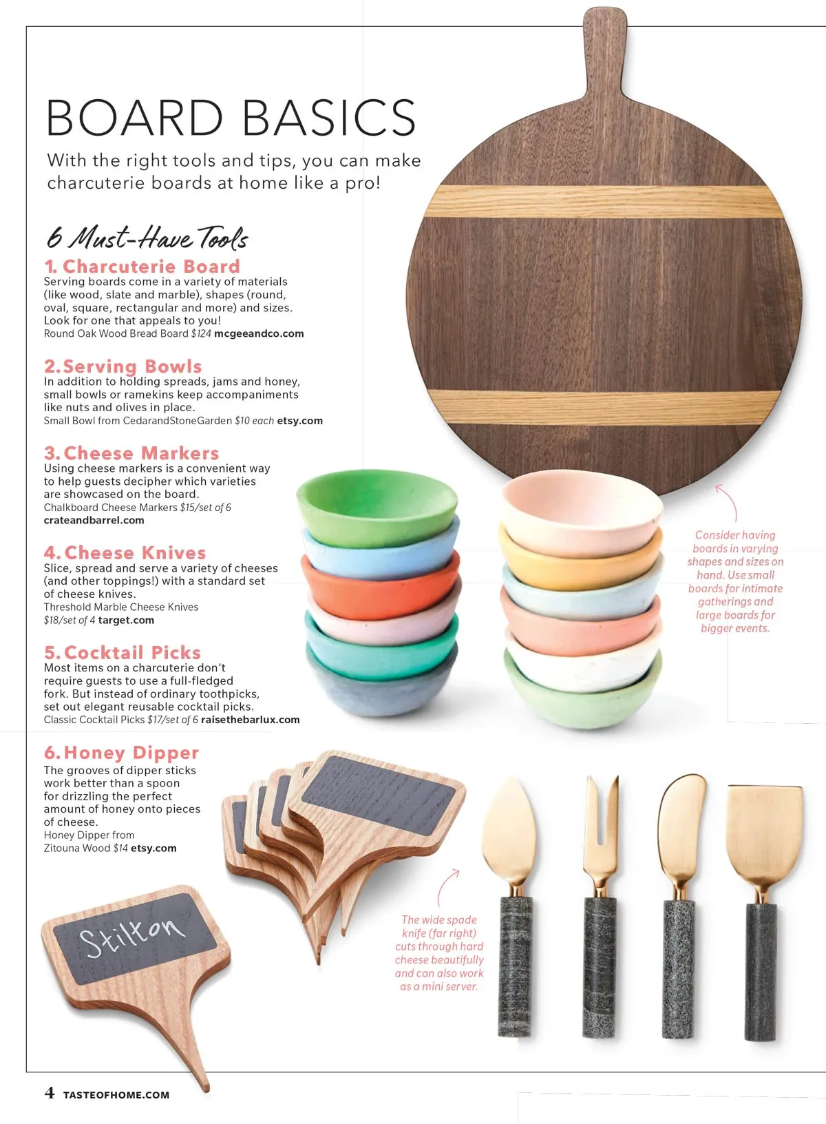 Taste of Home - Boards & Spreads: Snack Boards, Meal Boards, Dessert Boards, Holiday & Party Boards, Easy-To-Assemble Charcuterie Board, Pancake Breakfast Board, Cheers For Chocolate Board & More!
