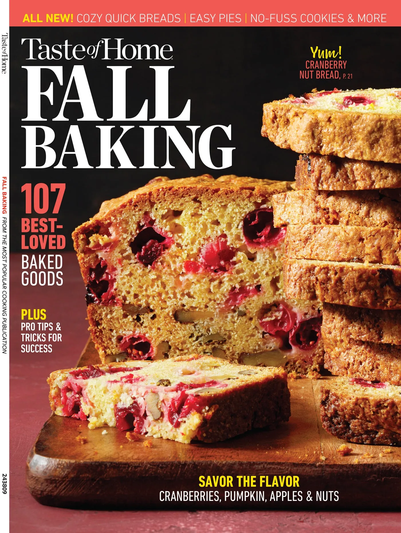 Taste Of Home - Fall Baking: 107 Best-Loved Baked Goods, Cozy Quick Breads, Easy Pies, No-Fuss Cookies, Pro Tips & Tricks For Success, Seasonal Desserts, Cranberries, Pumpkin, Apples, Nuts & More!