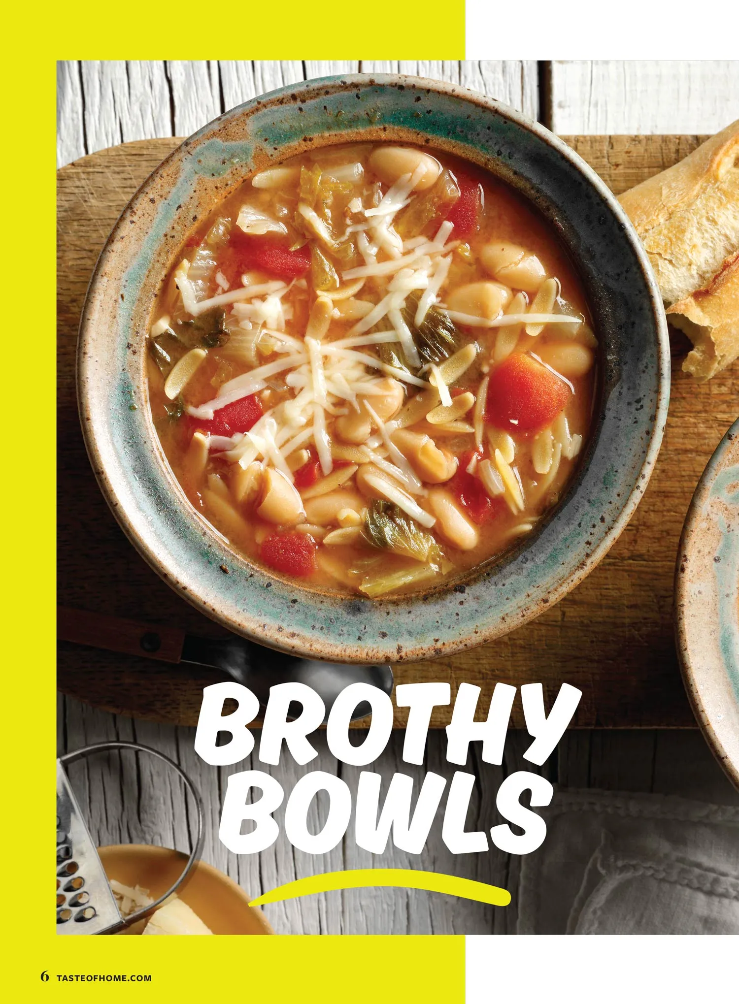 Taste Of Home - Soups: 107  Heart Warming Family Favorite Recipes, Easy To Follow For Busy Lifestyles, Prepare In 30 Minutes Or Less, Breads & Salads To Perfectly Complement Your Soup Creation & More!