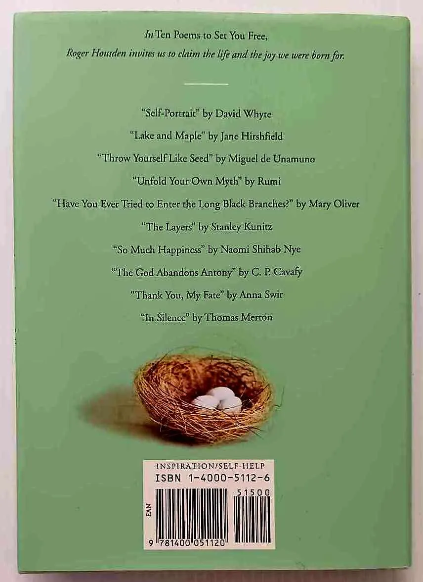 TEN POEMS TO SET YOU FREE - Roger Housden