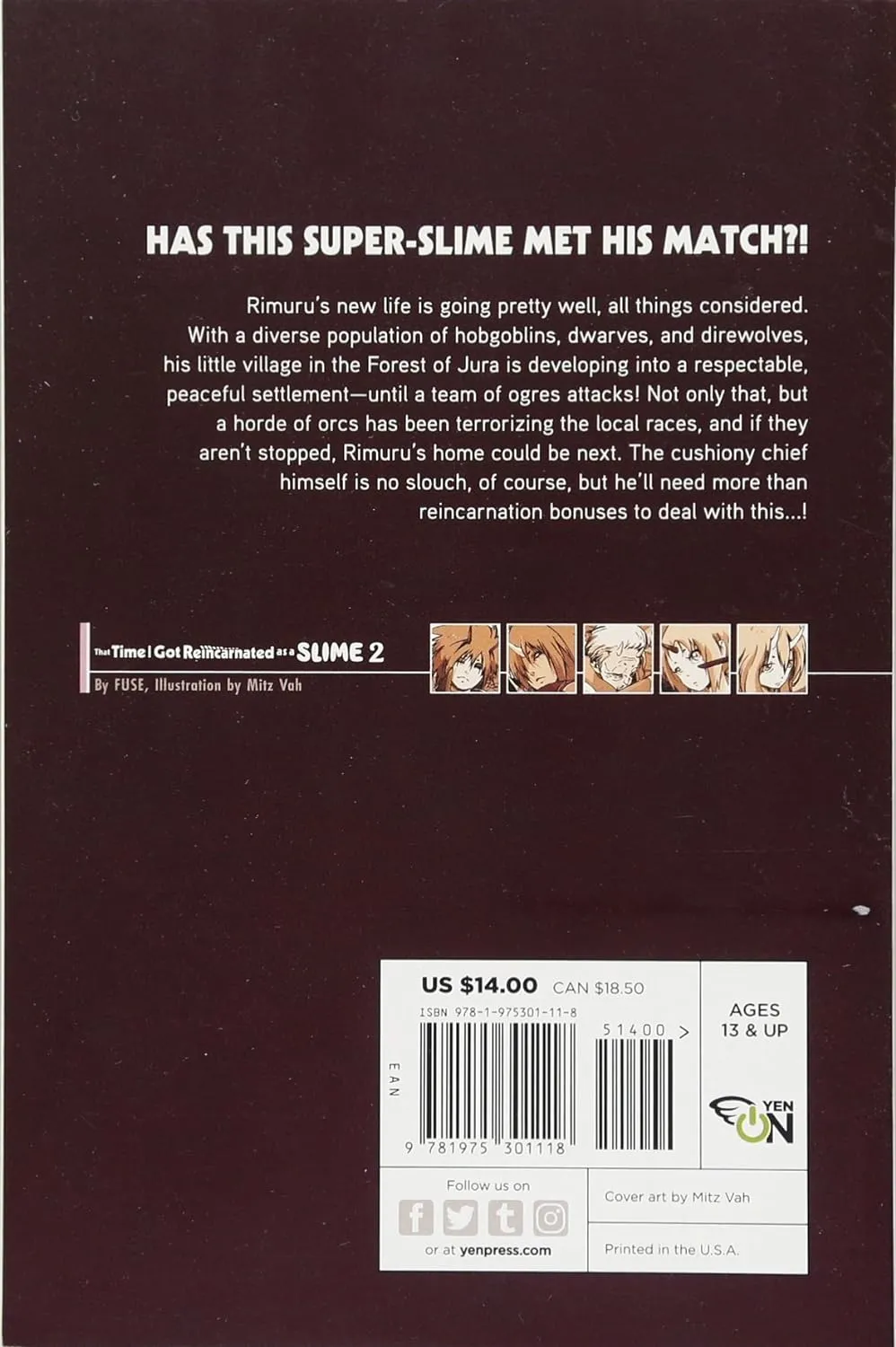 That Time I Got Reincarnated As A Slime Vol 2 Light Novel Paperback