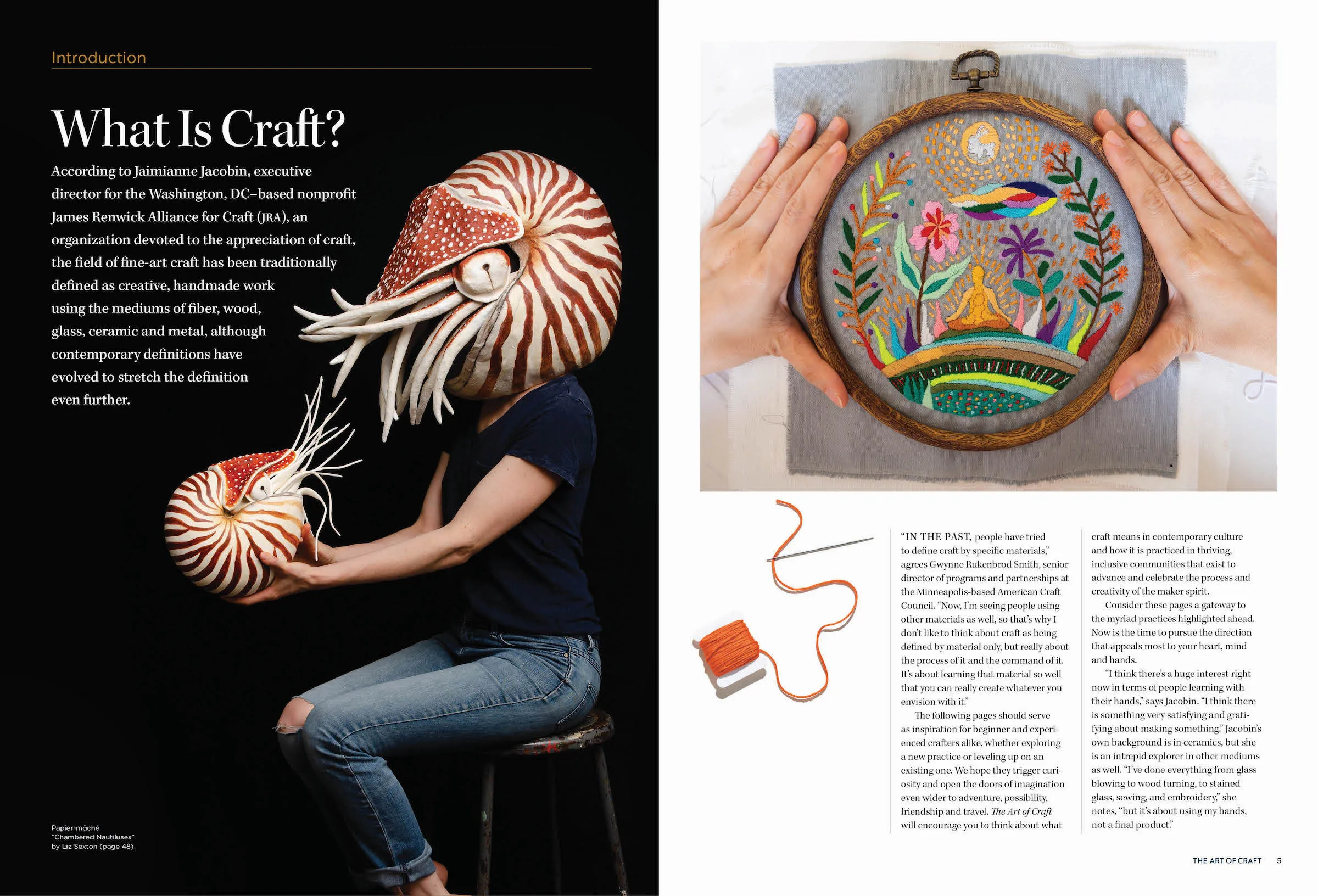 The Art of Craft - Guide To Papier-Mch, Mosaic, Miniatures, Block Printing, Ancient To Modern, Organize Studios, Worldwide Fairs & Festivals, Kids Crafts, Collector Tips, Ceramics & Therapeutic Art!