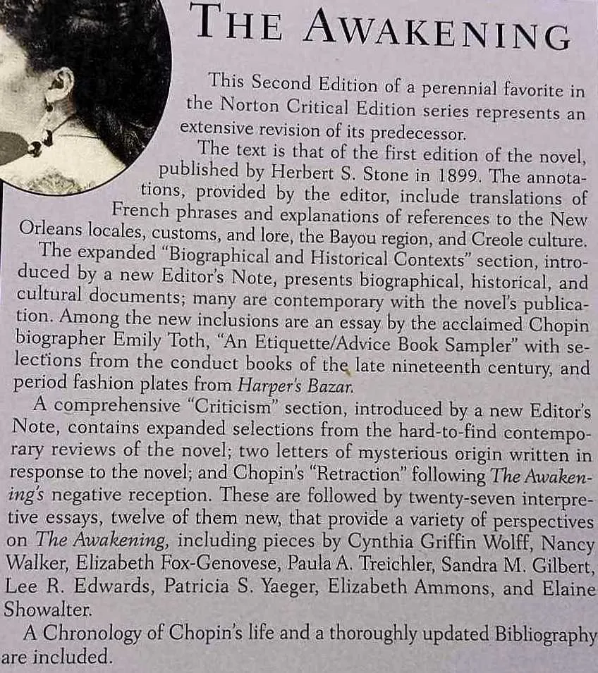 THE AWAKENING - Kate Chopin
