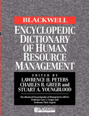 The Blackwell Encyclopedic Dictionary of Human Resource Management Paperback