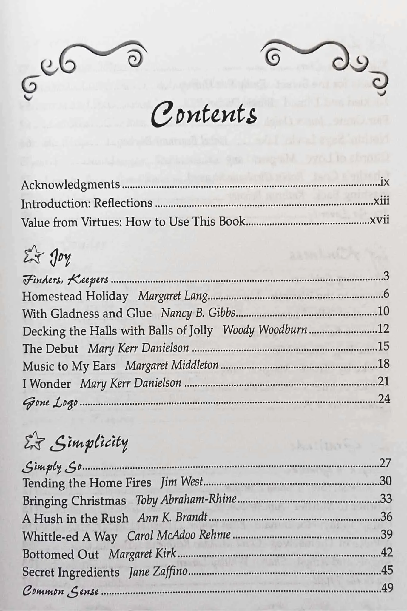 THE BOOK OF CHRISTMAS VIRTUES - Jack Canfield, Mark Victor Hansen, Carol Rehme