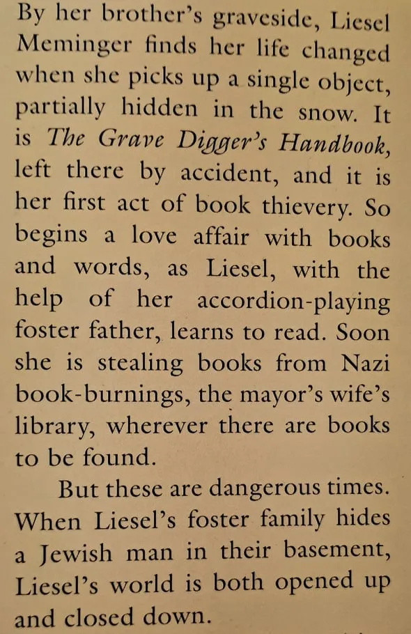 THE BOOK THIEF - Markus Zusak
