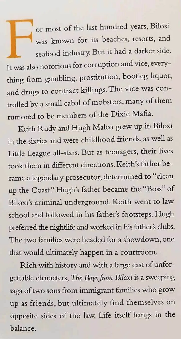 THE BOYS FROM BILOXI - John Grisham