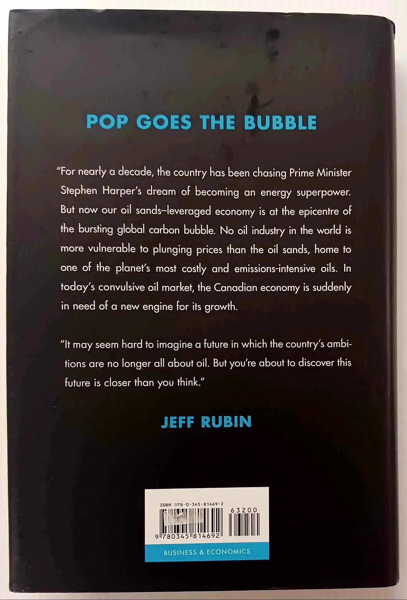 THE CARBON BUBBLE (SIGNED) - Jeff Rubin