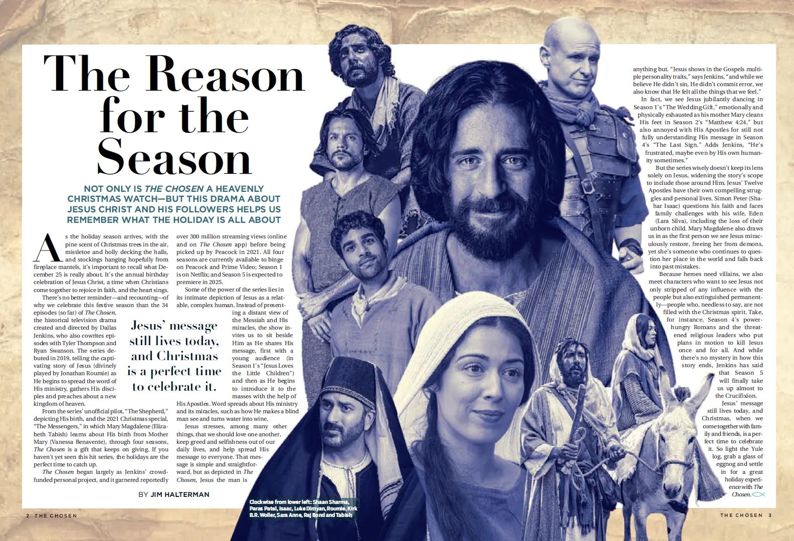 The Chosen - TV Guide: Special Christmas Edition, Season 5 Holy Week Preview, Jonathan Roumie Interview, Behind-The-Scenes, Episode Guides, Christian Holiday Calendar 2025, Set Tour In Texas & More!
