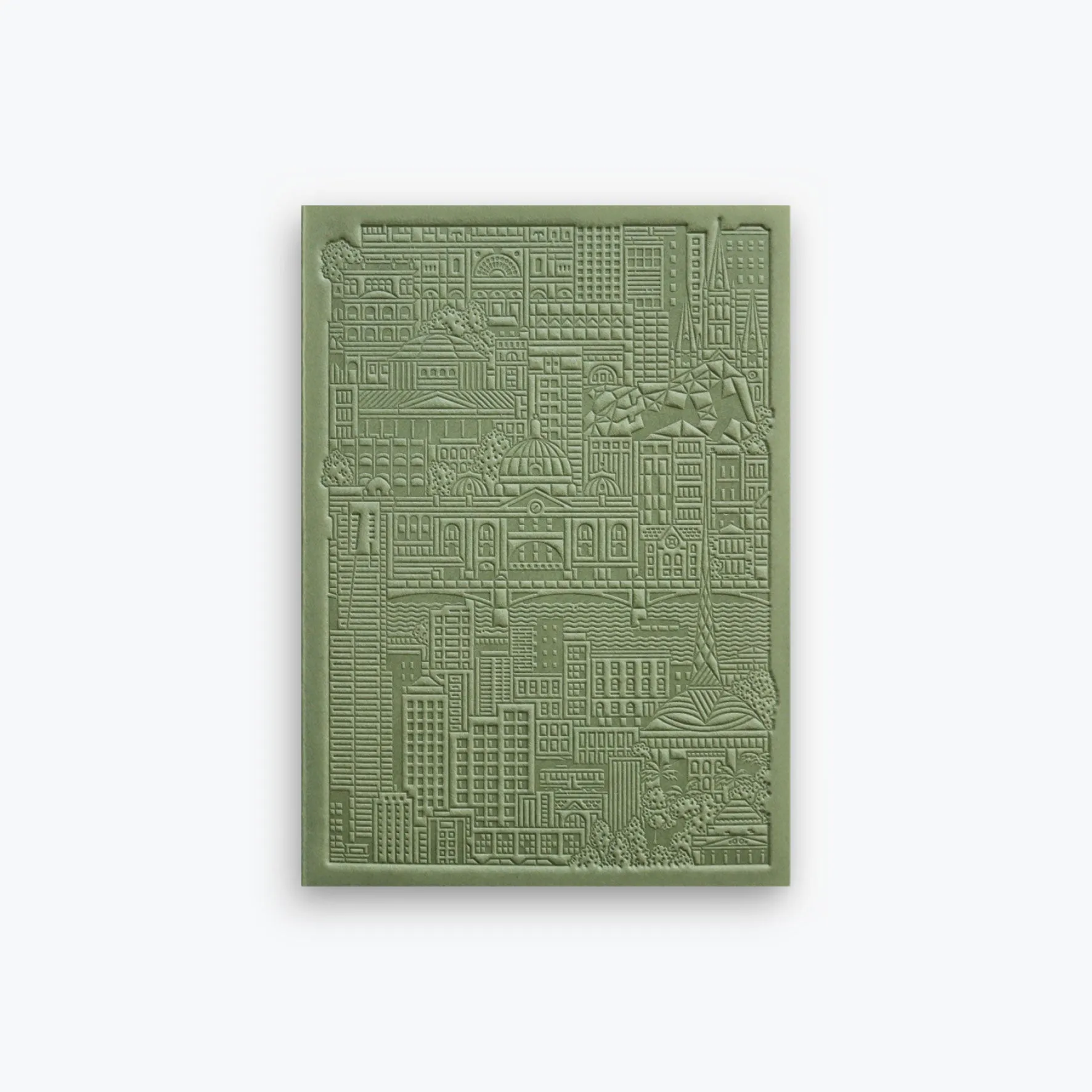 The City Works - Notebook - Melbourne - B6 - Green
