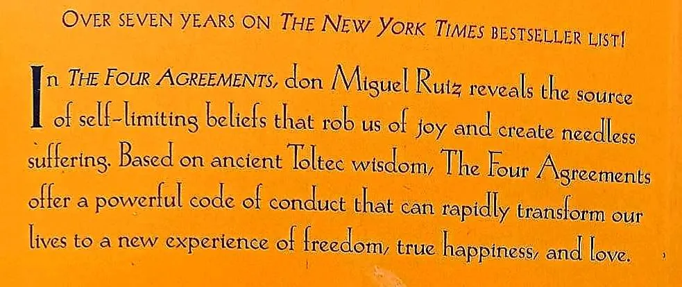 THE FOUR AGREEMENTS - Miguel Ruiz