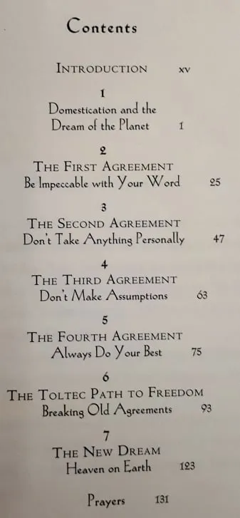 THE FOUR AGREEMENTS - Miguel Ruiz