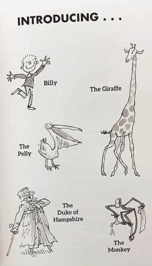 THE GIRAFFE AND THE PELLY AND ME - Roald Dahl