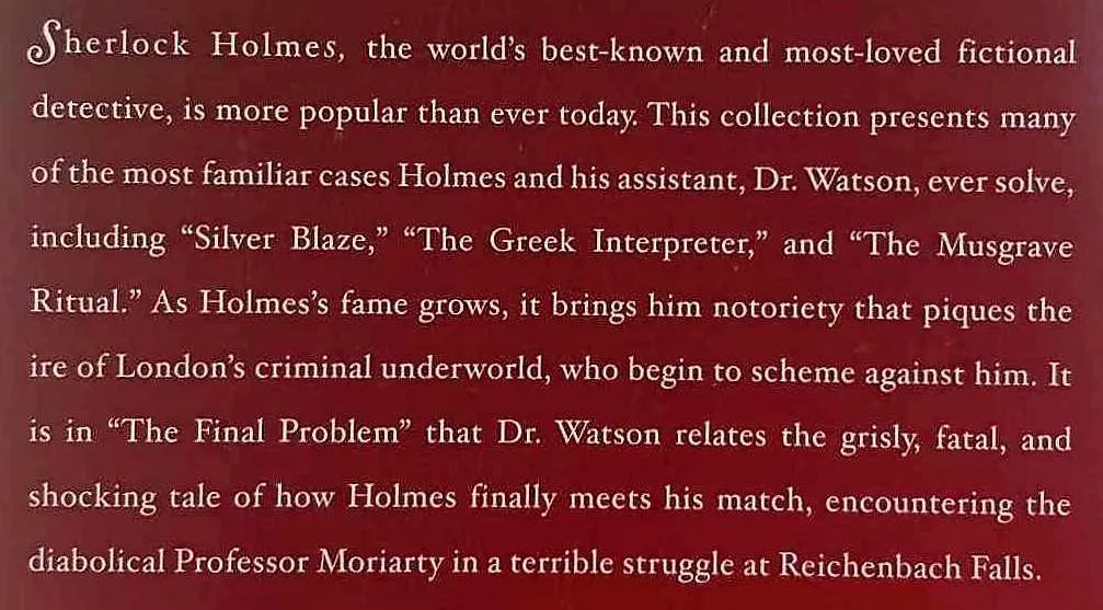 THE MEMOIRS OF SHERLOCK HOLMES - Sir Arthur Conan Doyle
