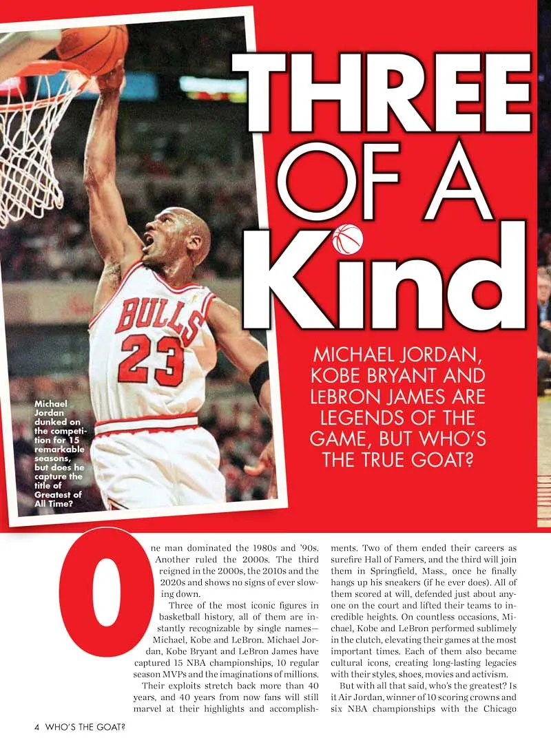 The NBA GOAT - There Can Only Be One, Michael Jordan, Kobe Bryant, Lebron James, NBA Rankings, Stats Comparison, Awards, Childhoods, Game Changers, Career Defining Moments, The Great Debate & Legacy!