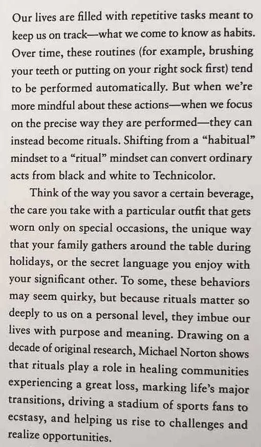 THE RITUAL EFFECT - Michael Norton