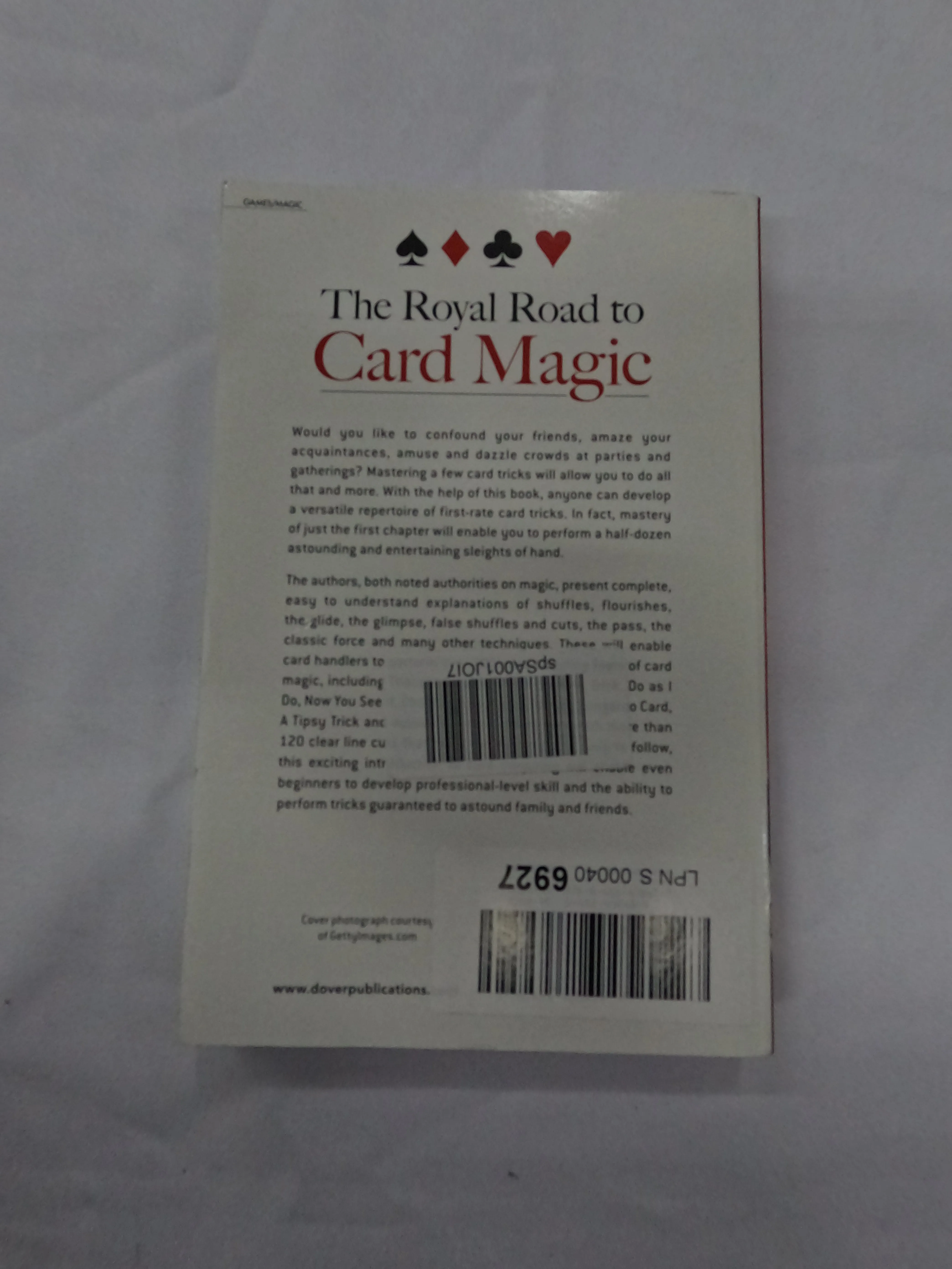 The Royal Road To Card Magic Paperback
