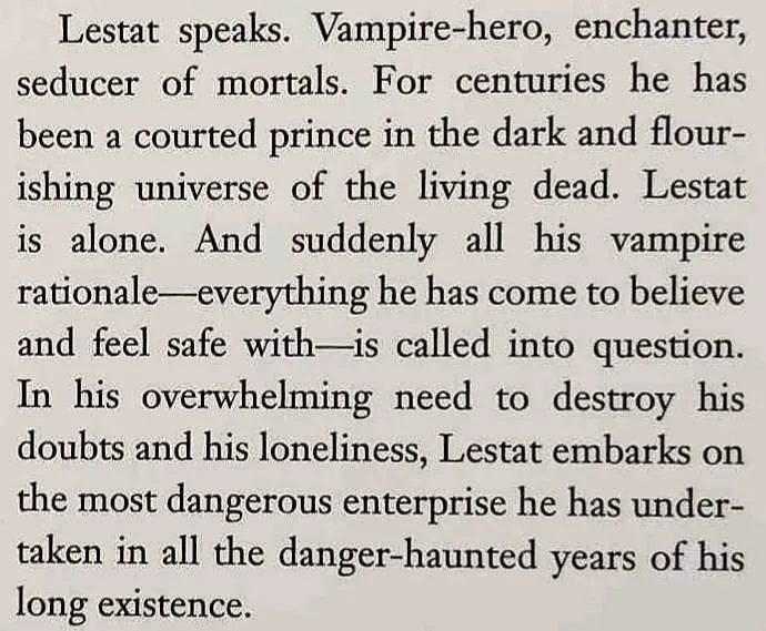 THE TALE OF THE BODY THIEF - Anne Rice