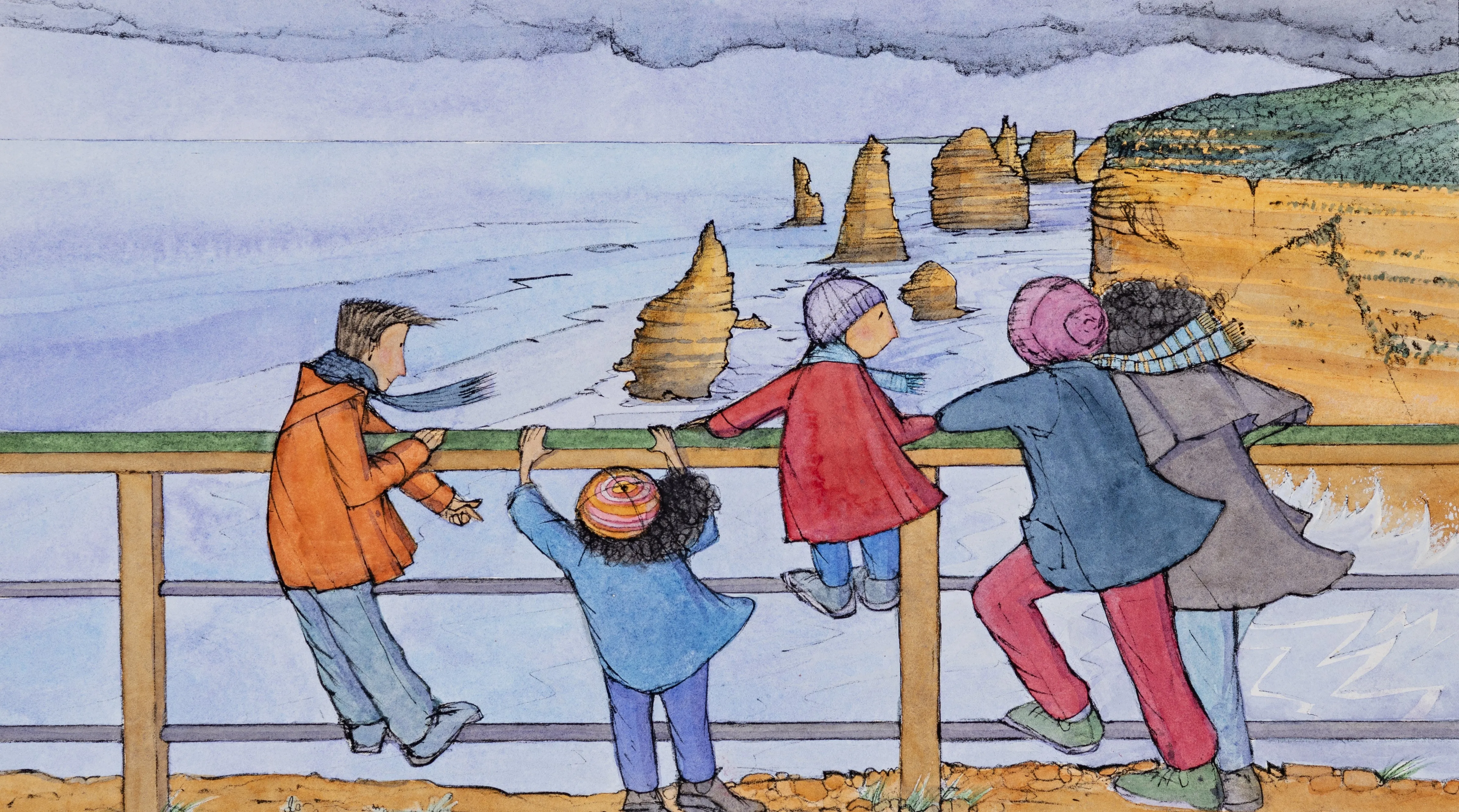 The Twelve Apostles PRINT Alison Lester