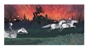 The white horses floated like Angels PRINT Alison Lester