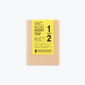 Traveler's Factory - Insert - Passport - Short Trip - Kraft
