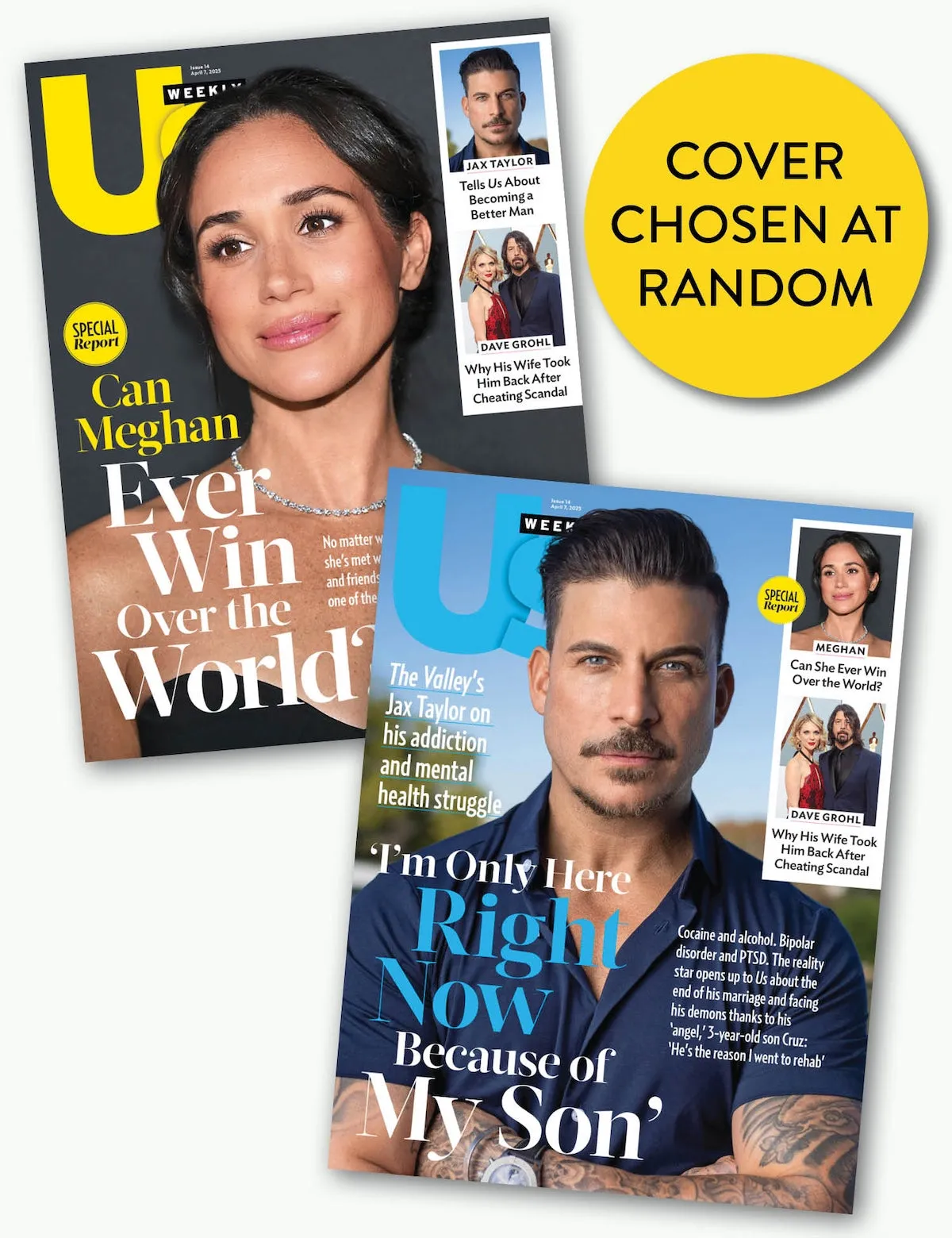Us Weekly - 04.07.25: Meghan Markles Fight For Acceptance, Jax Taylors Redemption, Dave Grohls Candid Truth On Wife's Forgiveness After Cheating Scandal & More!