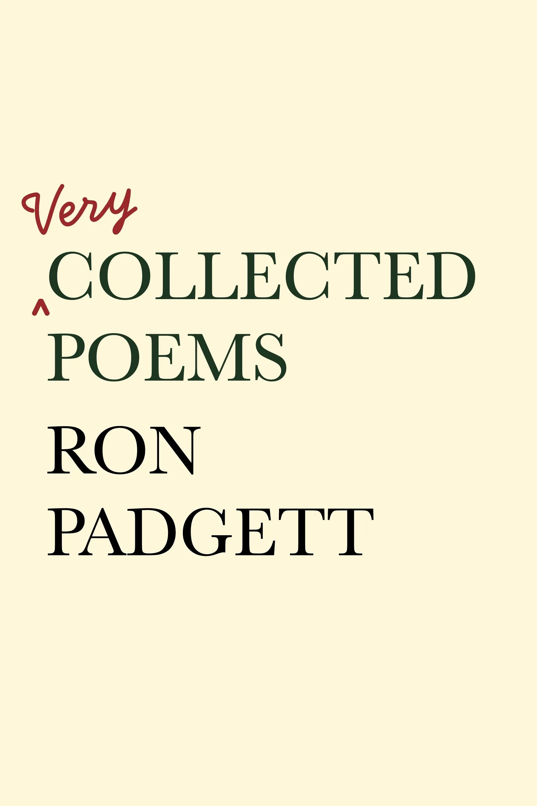 Very Collected Poems CHPbeta